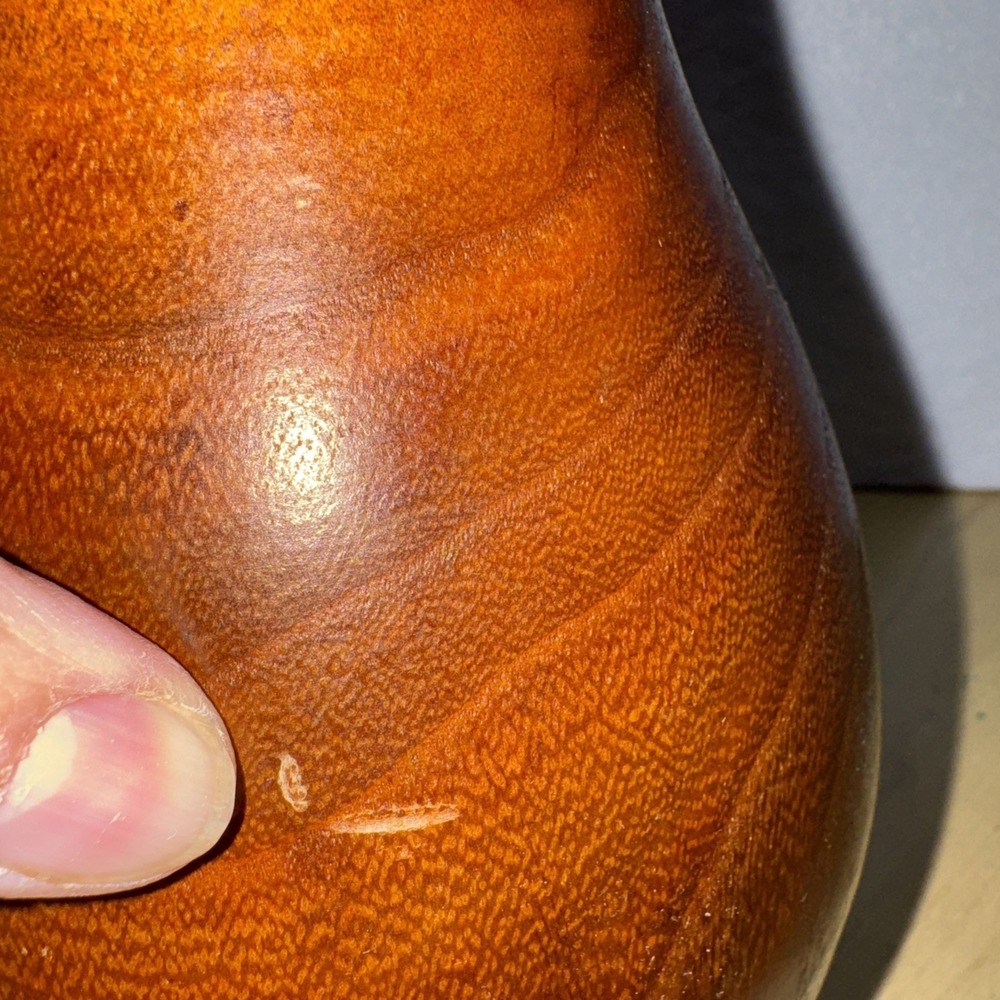 Wood Vase Flower Vase 10 Inch‎ Home Decor Multipurpose use - Picture 10 of 11